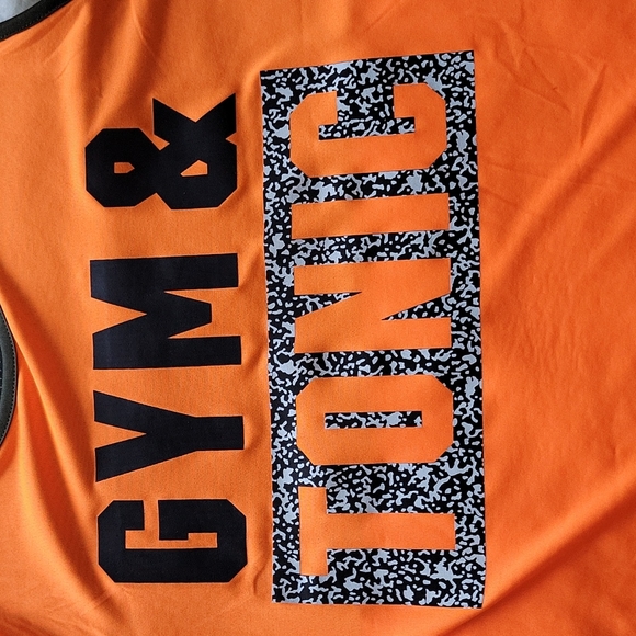 Victoria Secret PINK extreme mesh tank top NWT "gym and tonic" - Picture 2 of 8